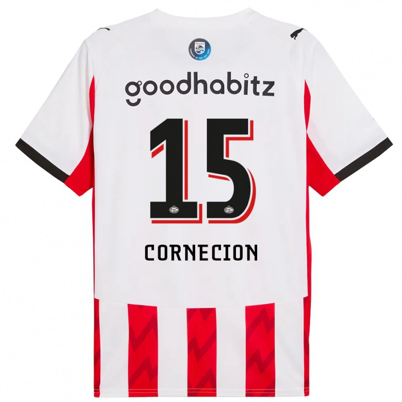 Danxen Women Shuryjano Cornecion #15 Red White Home Jersey 2025/26 T-Shirt