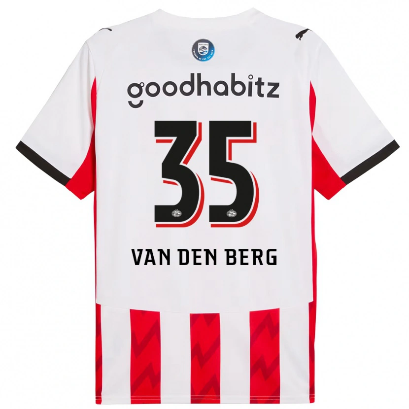 Danxen Women Joel Van Den Berg #35 Red White Home Jersey 2025/26 T-Shirt