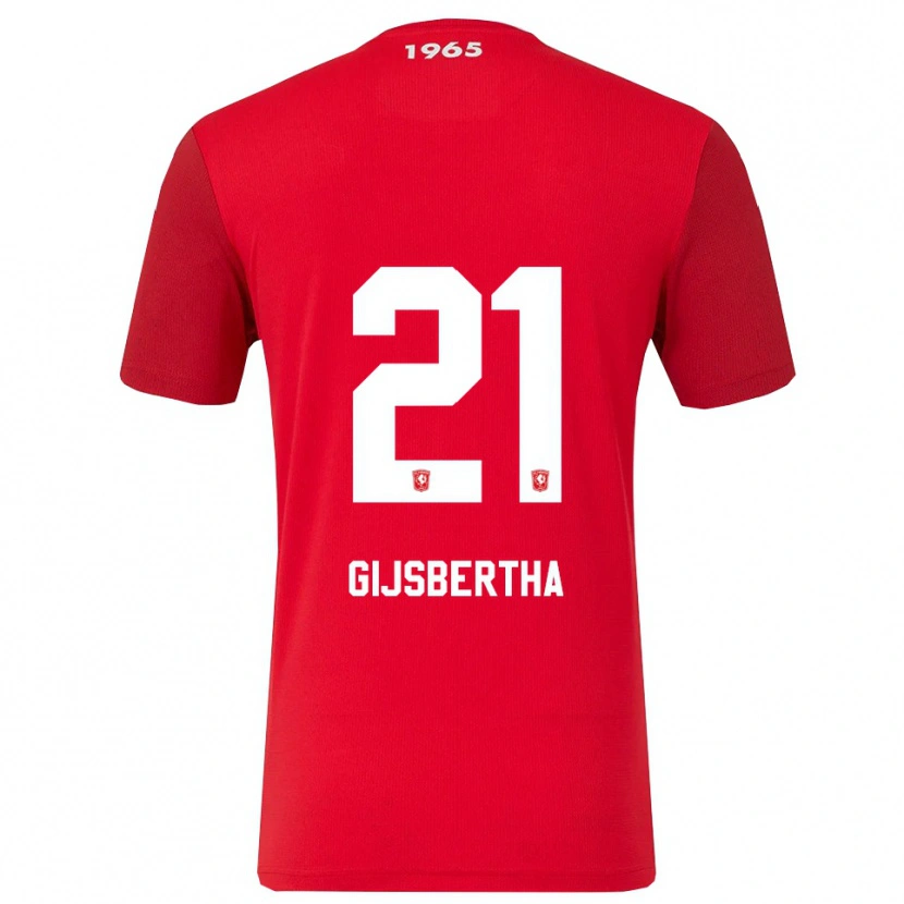 Danxen Women Tyrese Gijsbertha #21 Red White Home Jersey 2025/26 T-Shirt