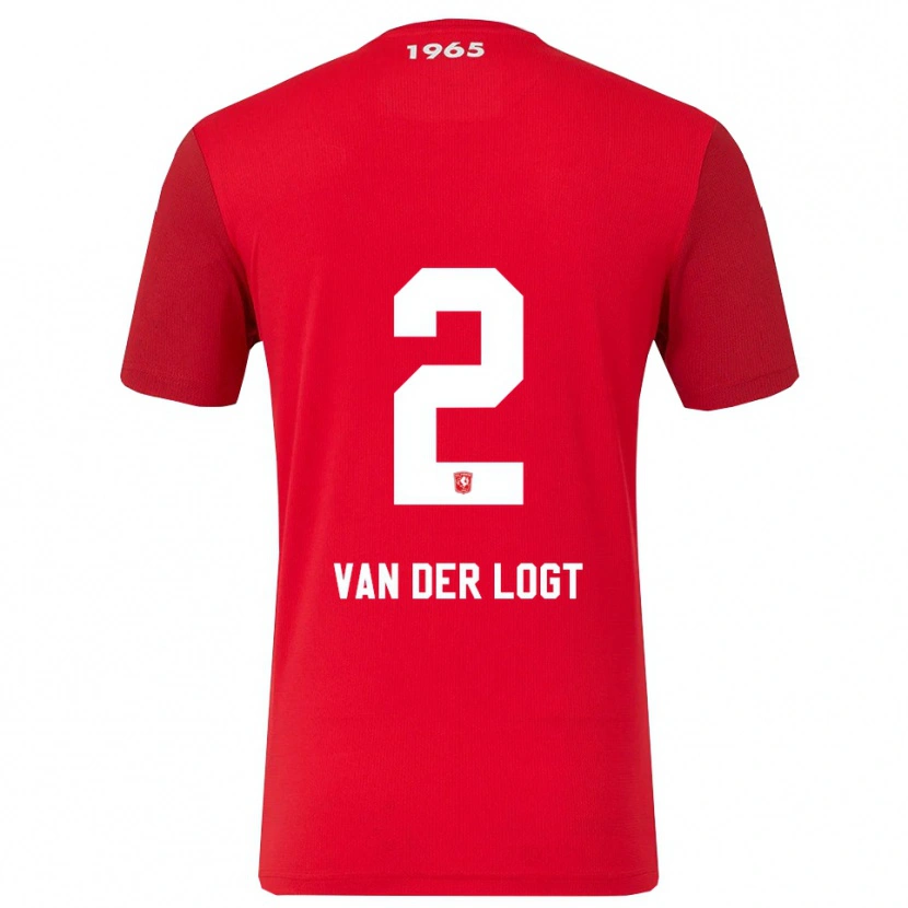 Danxen Women Jim Van Der Logt #2 Red White Home Jersey 2025/26 T-Shirt