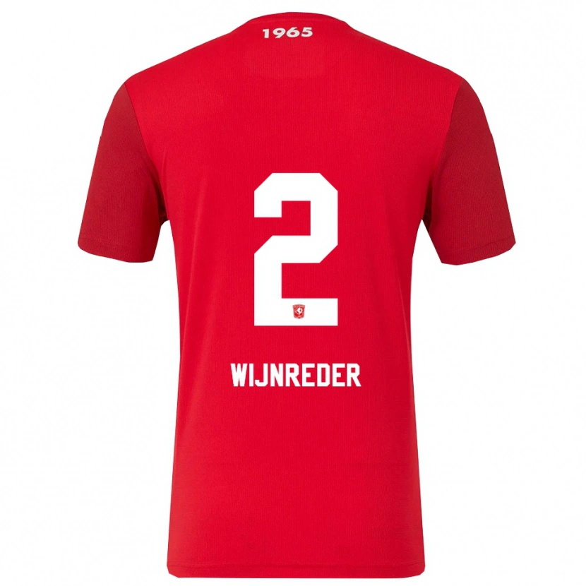 Danxen Women Jeppe Wijnreder #2 Red White Home Jersey 2025/26 T-Shirt