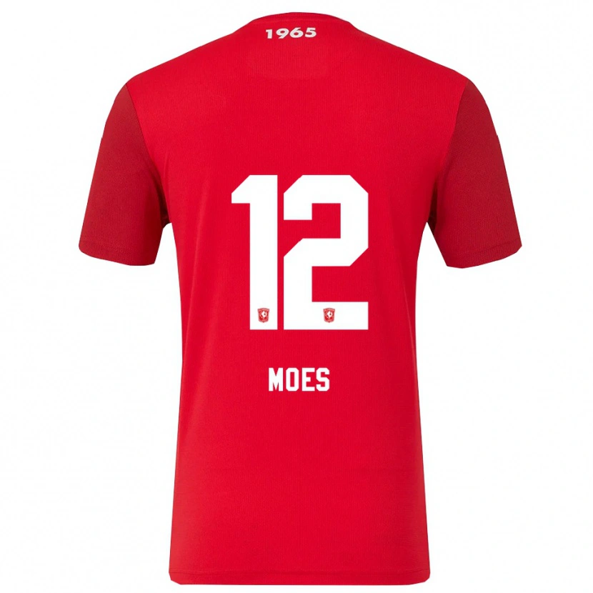 Danxen Women Lucas Moes #12 Red White Home Jersey 2025/26 T-Shirt