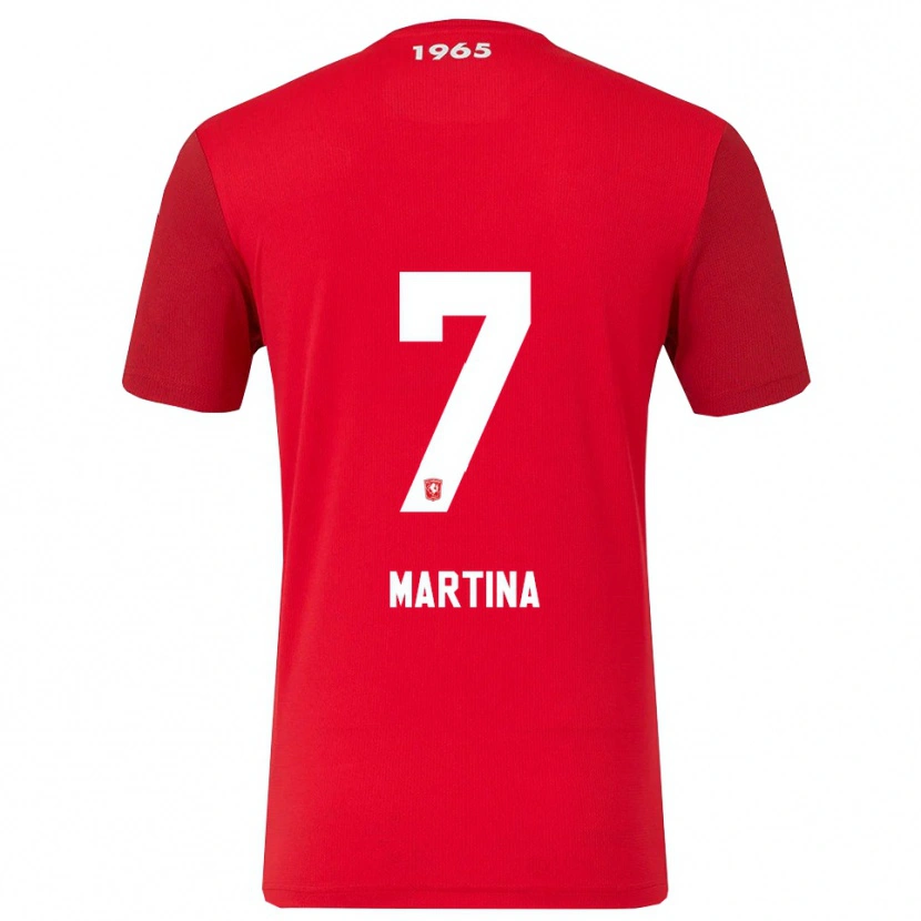 Danxen Women Shi-Jon Martina #7 Red White Home Jersey 2025/26 T-Shirt