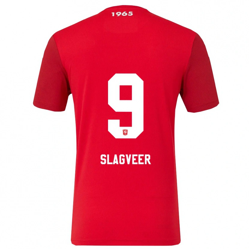 Danxen Women Derrick Slagveer #9 Red White Home Jersey 2025/26 T-Shirt