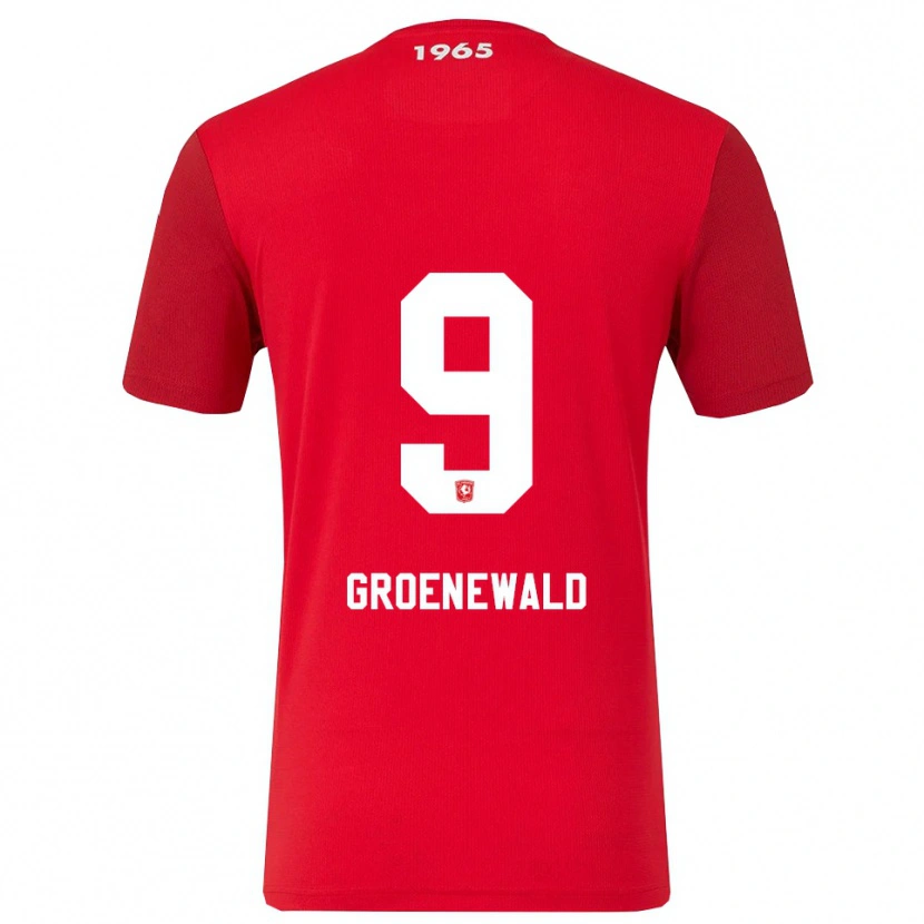 Danxen Women Nigel Groenewald #9 Red White Home Jersey 2025/26 T-Shirt