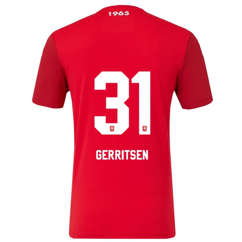 Danxen Women Yannick Gerritsen #31 Red White Home Jersey 2025/26 T-Shirt