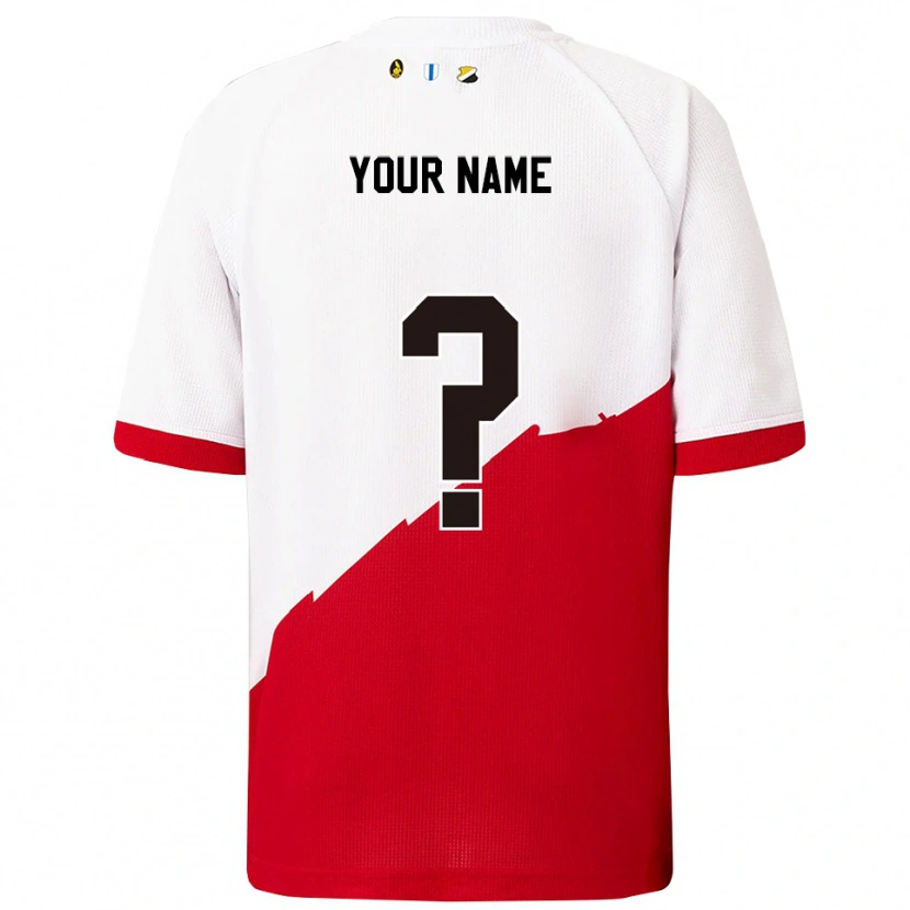 Danxen Women Your Name #0 White Red Home Jersey 2025/26 T-Shirt