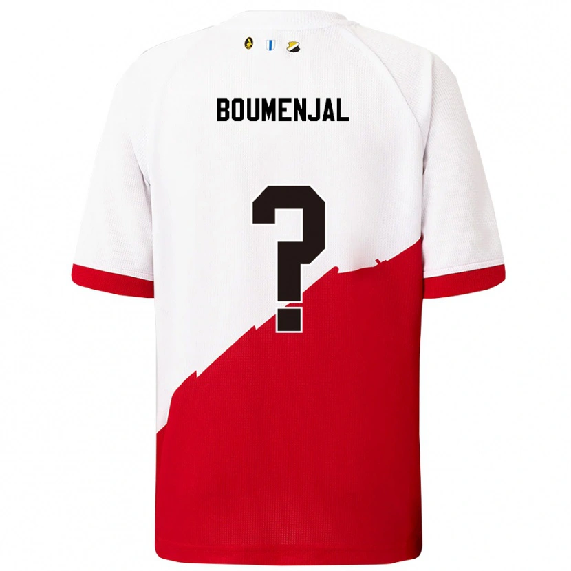 Danxen Women Achraf Boumenjal #0 White Red Home Jersey 2025/26 T-Shirt