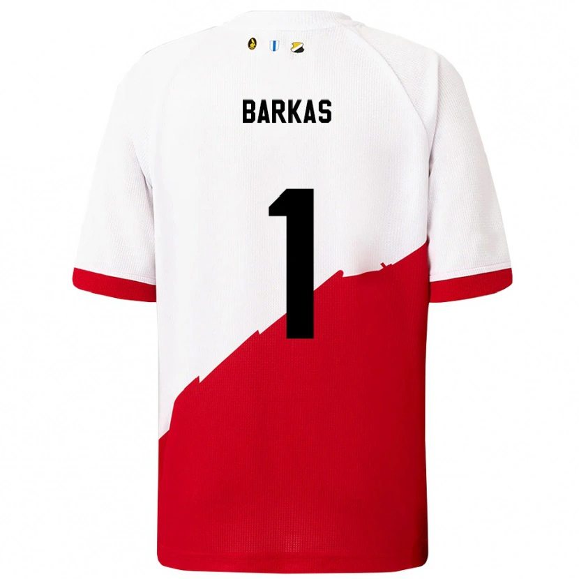 Danxen Women Vasilios Barkas #1 White Red Home Jersey 2025/26 T-Shirt