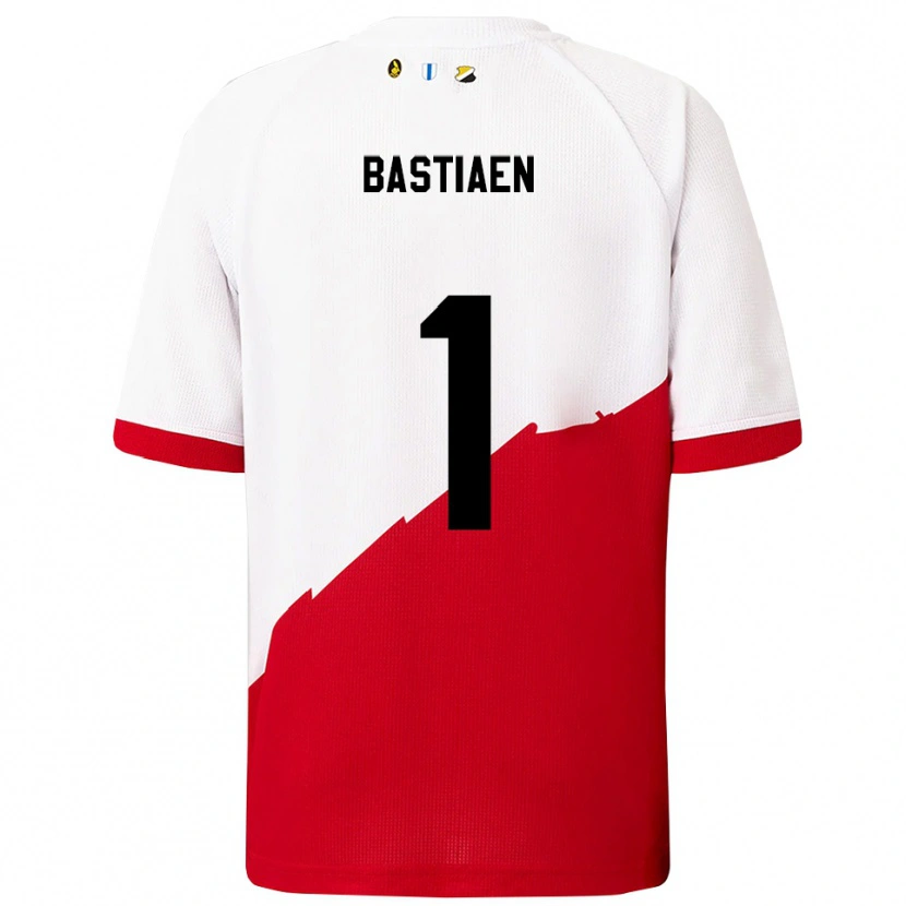 Danxen Women Femke Bastiaen #1 White Red Home Jersey 2025/26 T-Shirt