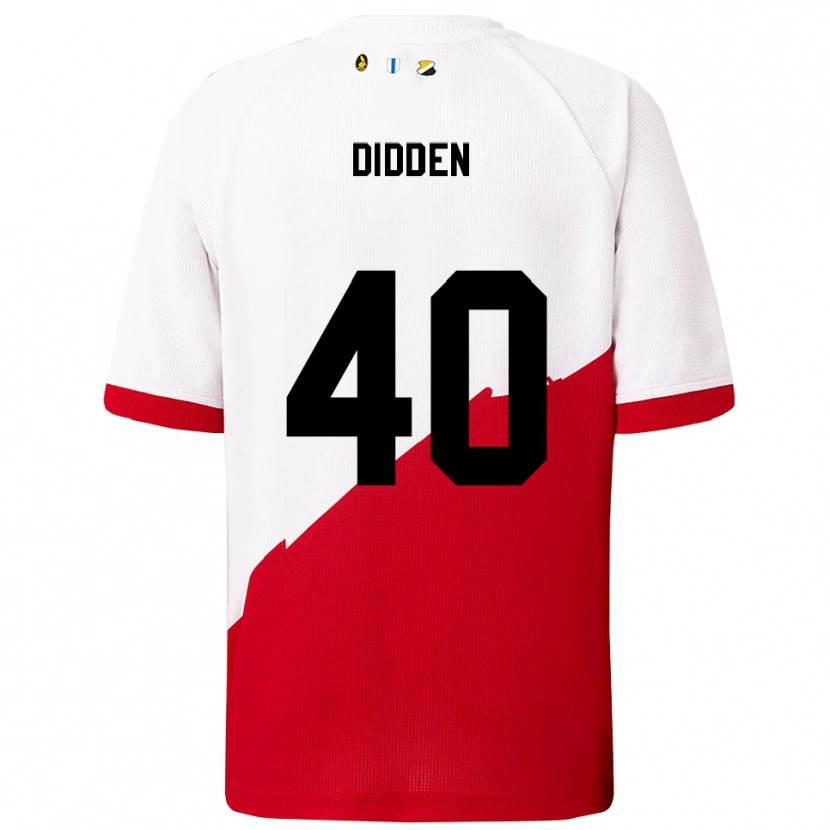 Danxen Women Matisse Didden #40 White Red Home Jersey 2025/26 T-Shirt
