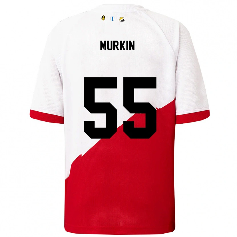 Danxen Women Derry Murkin #55 White Red Home Jersey 2025/26 T-Shirt