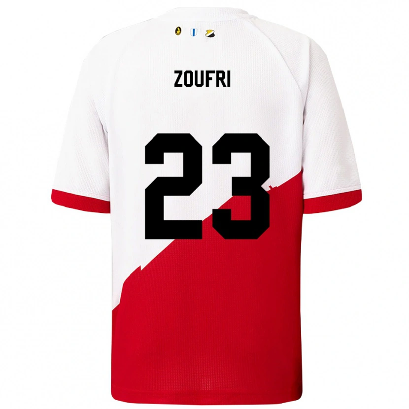 Danxen Women Rayen Zoufri #23 White Red Home Jersey 2025/26 T-Shirt