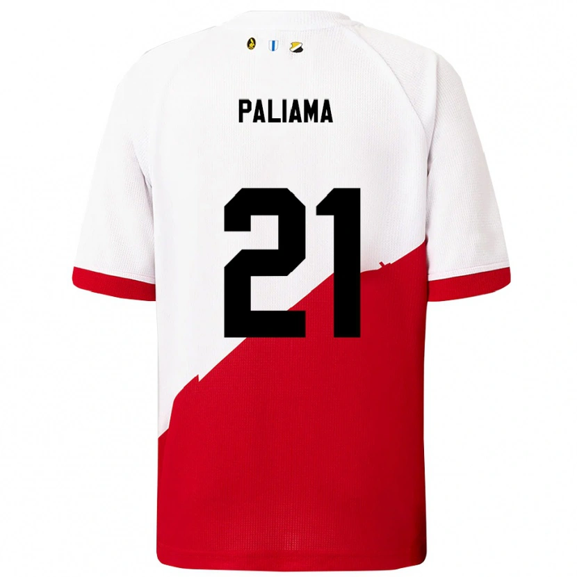 Danxen Women Joni Paliama #21 White Red Home Jersey 2025/26 T-Shirt