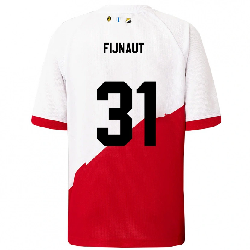 Danxen Women Lucas Fijnaut #31 White Red Home Jersey 2025/26 T-Shirt