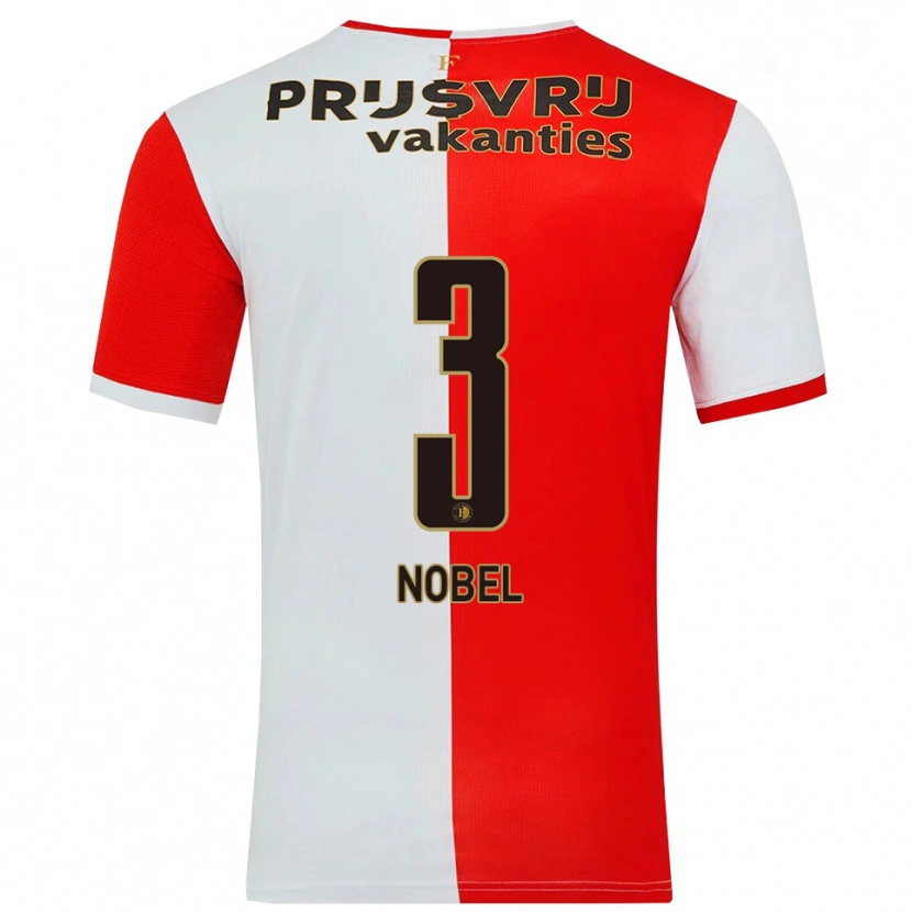 Danxen Women Sem Nobel #3 Red White Home Jersey 2025/26 T-Shirt