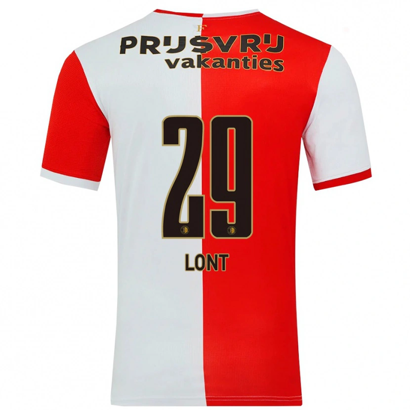 Danxen Women Dechamaily Lont #29 Red White Home Jersey 2025/26 T-Shirt