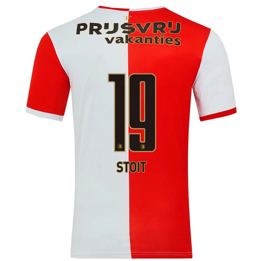 Danxen Women Fleur Stoit #19 Red White Home Jersey 2025/26 T-Shirt