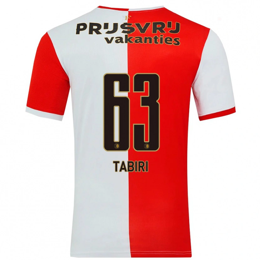 Danxen Women Kwame Tabiri #63 Red White Home Jersey 2025/26 T-Shirt