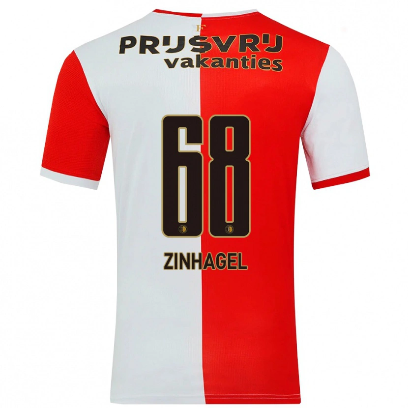 Danxen Women Jivayno Zinhagel #68 Red White Home Jersey 2025/26 T-Shirt