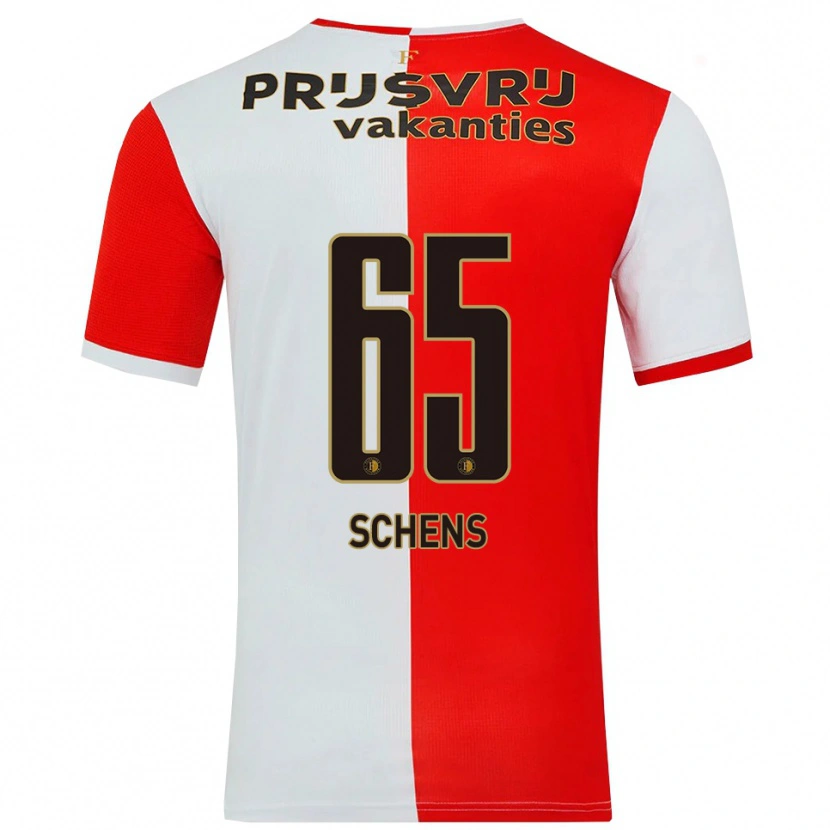 Danxen Women Twan Schens #65 Red White Home Jersey 2025/26 T-Shirt