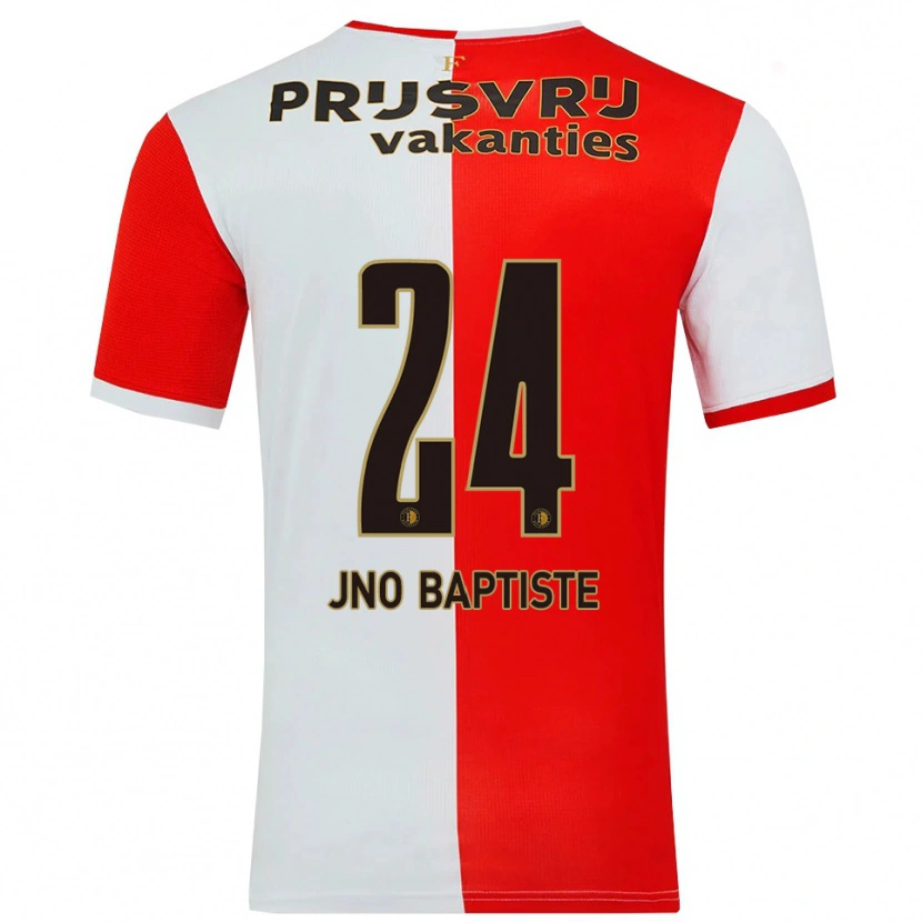 Danxen Women Bridget Jno Baptiste #24 Red White Home Jersey 2025/26 T-Shirt