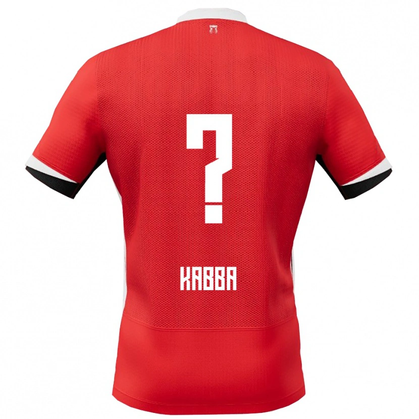 Danxen Women Arouna Kabba #0 Red White Home Jersey 2025/26 T-Shirt