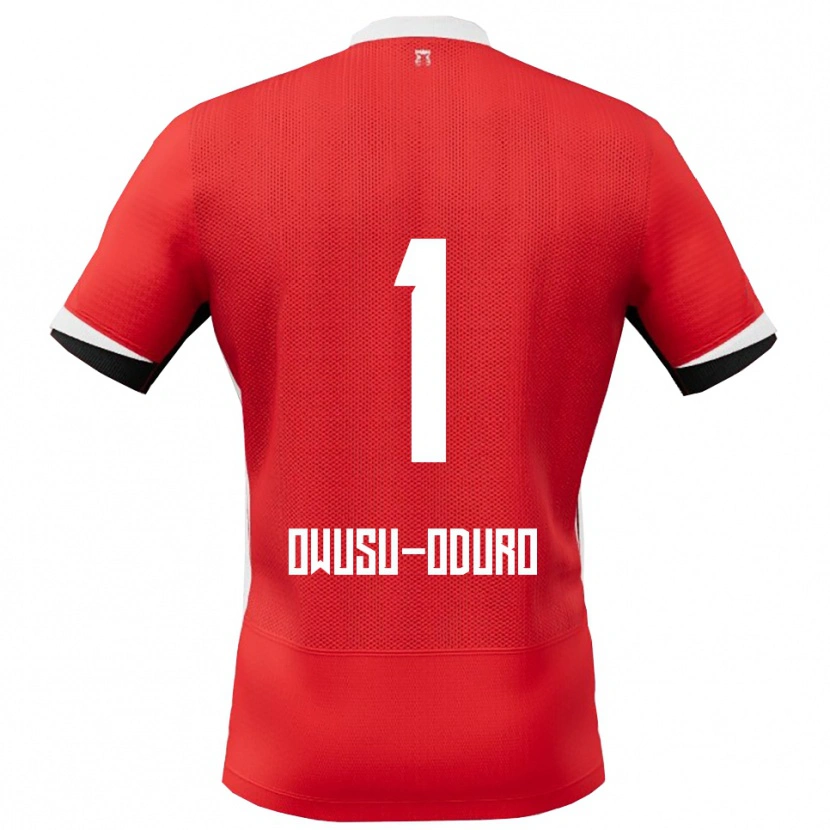 Danxen Women Rome Jayden Owusu-Oduro #1 Red White Home Jersey 2025/26 T-Shirt