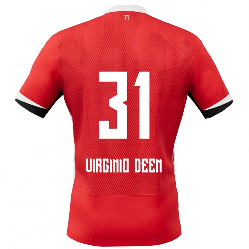 Danxen Women Daniël Virginio Deen #31 Red White Home Jersey 2025/26 T-Shirt
