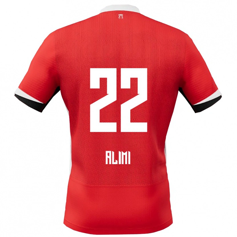 Danxen Women Fadil Alimi #22 Red White Home Jersey 2025/26 T-Shirt