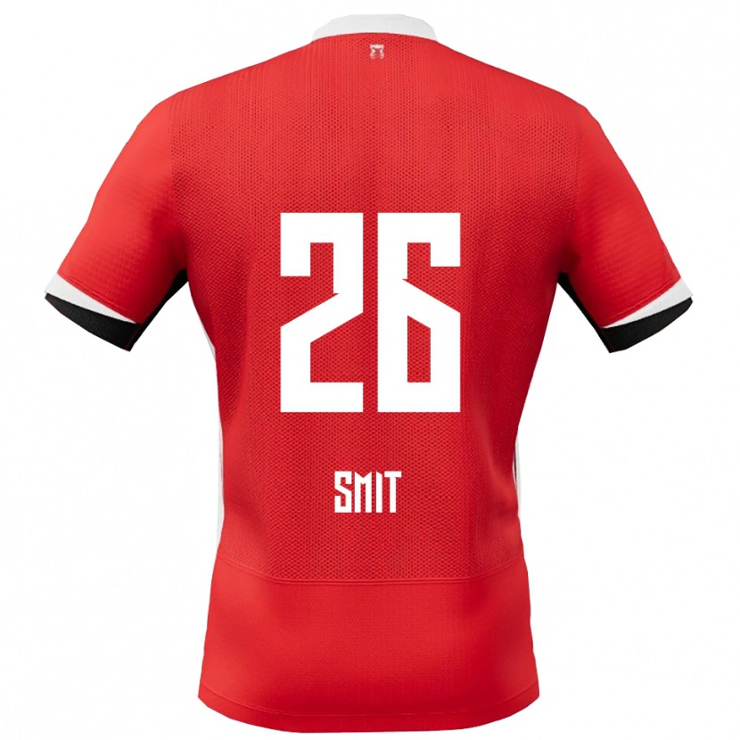 Danxen Women Kees Smit #26 Red White Home Jersey 2025/26 T-Shirt