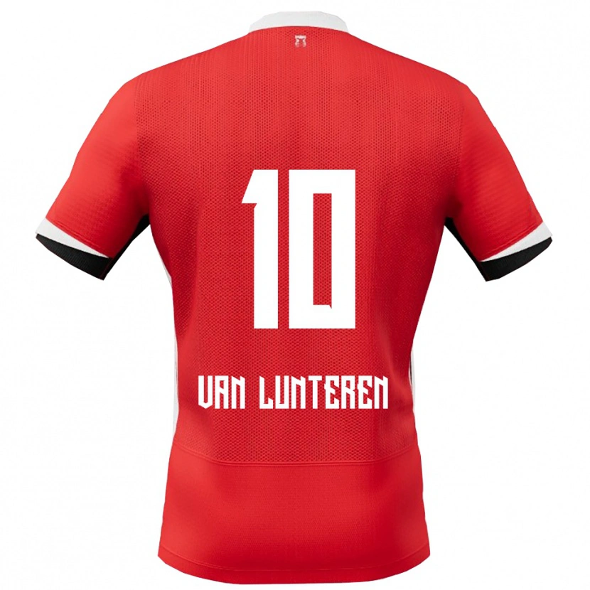 Danxen Women Desiree Van Lunteren #10 Red White Home Jersey 2025/26 T-Shirt