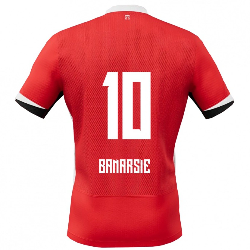 Danxen Women Amy Banarsie #10 Red White Home Jersey 2025/26 T-Shirt