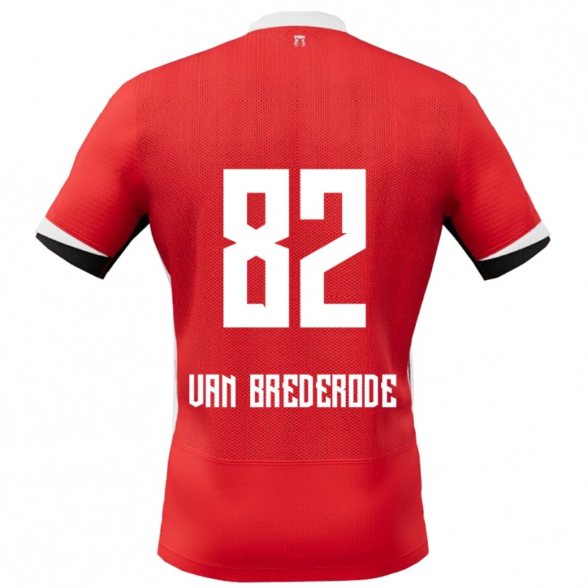 Danxen Women Myron Van Brederode #82 Red White Home Jersey 2025/26 T-Shirt