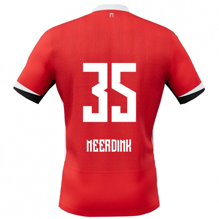 Danxen Women Mexx Meerdink #35 Red White Home Jersey 2025/26 T-Shirt