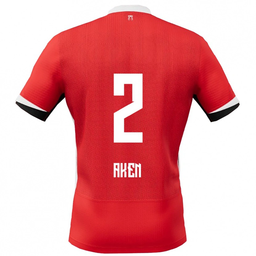 Danxen Women Latrell Aken #2 Red White Home Jersey 2025/26 T-Shirt