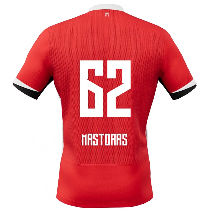 Danxen Women Enoch Mastoras #62 Red White Home Jersey 2025/26 T-Shirt