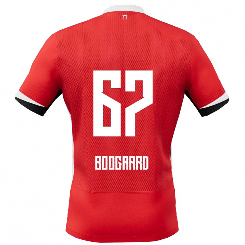 Danxen Women Kasper Boogaard #67 Red White Home Jersey 2025/26 T-Shirt