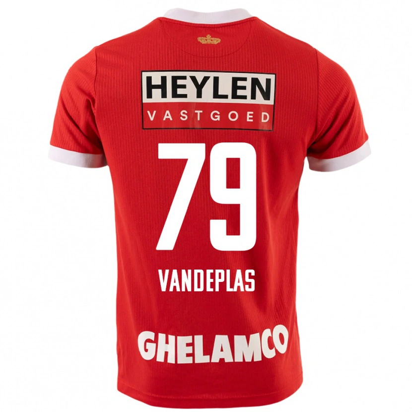 Danxen Women Gerard Vandeplas #79 Red White Home Jersey 2025/26 T-Shirt