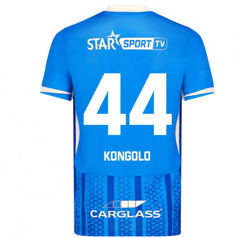 Danxen Women Josué Kongolo #44 Blue White Home Jersey 2025/26 T-Shirt