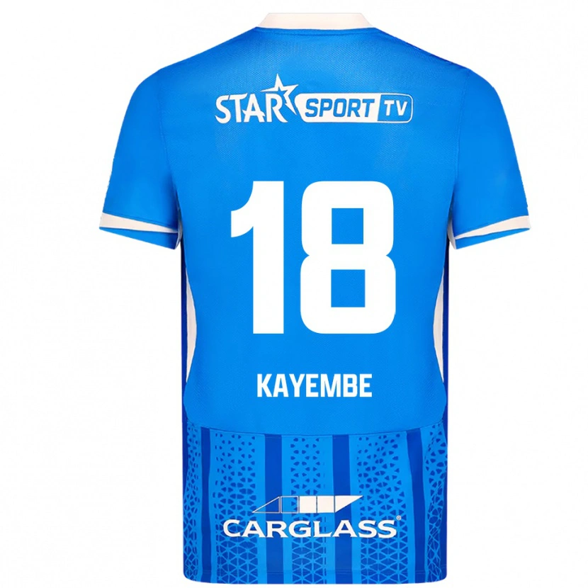 Danxen Women Joris Kayembe #18 Blue White Home Jersey 2025/26 T-Shirt