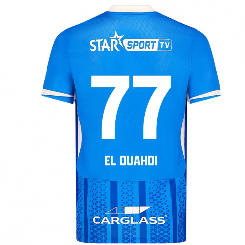 Danxen Women Zakaria El Ouahdi #77 Blue White Home Jersey 2025/26 T-Shirt