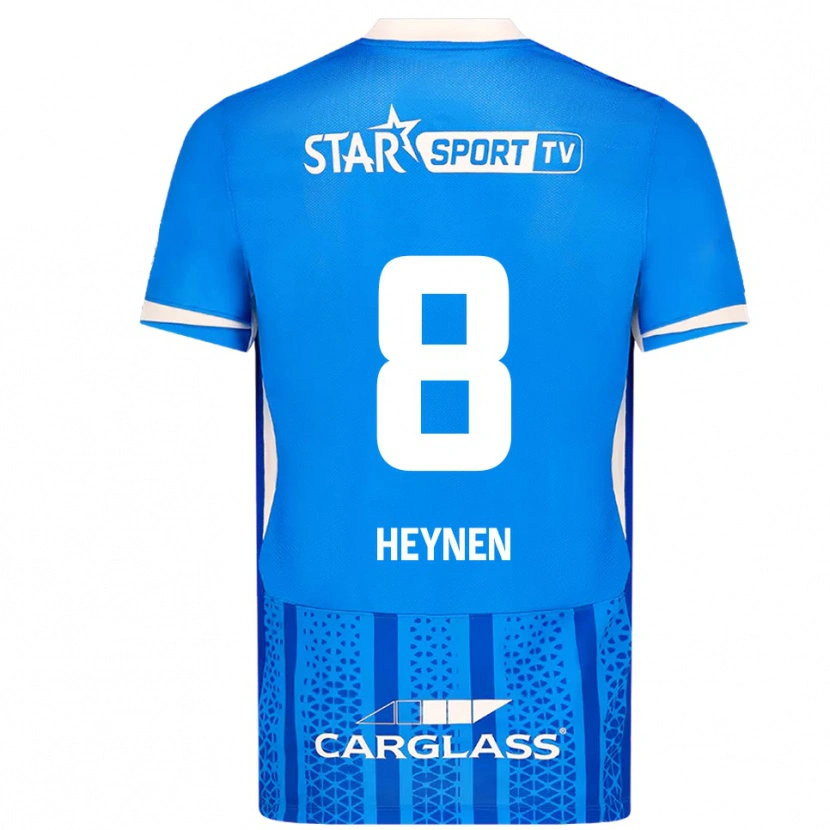 Danxen Women Bryan Heynen #8 Blue White Home Jersey 2025/26 T-Shirt