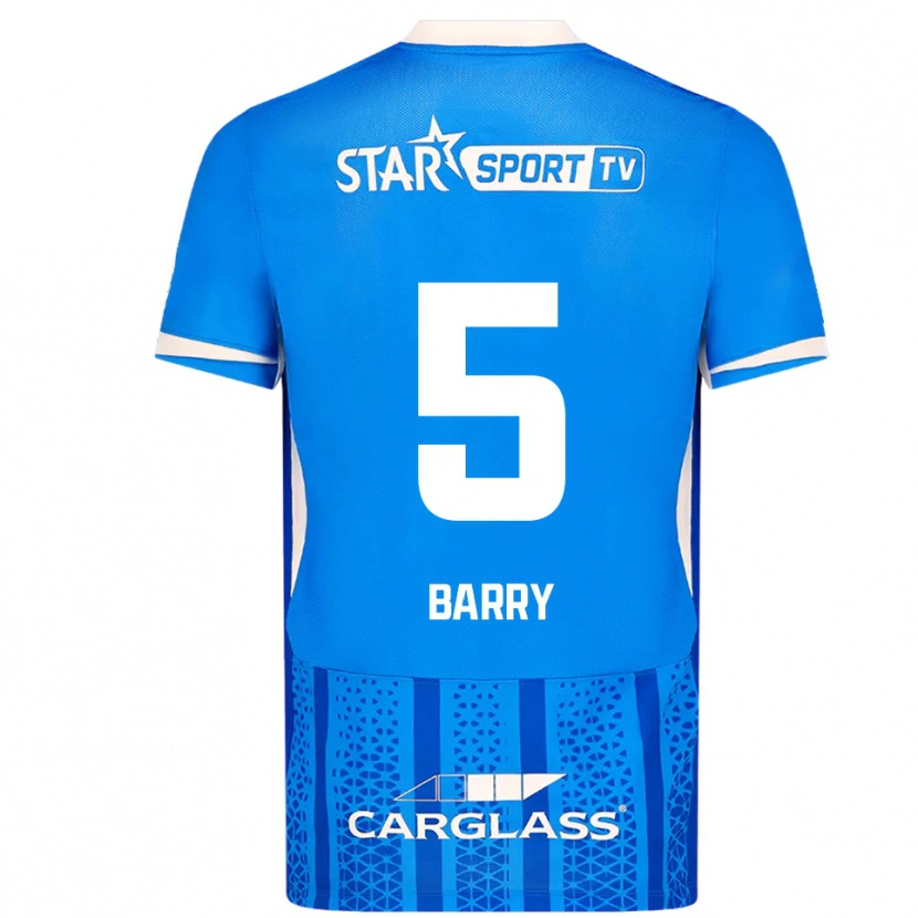 Danxen Women Alpha Barry #5 Blue White Home Jersey 2025/26 T-Shirt