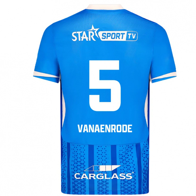 Danxen Women Gwyneth Vanaenrode #5 Blue White Home Jersey 2025/26 T-Shirt