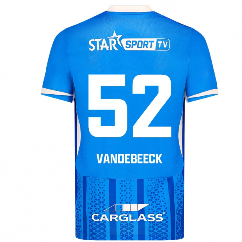 Danxen Women Emmely Vandebeeck #52 Blue White Home Jersey 2025/26 T-Shirt
