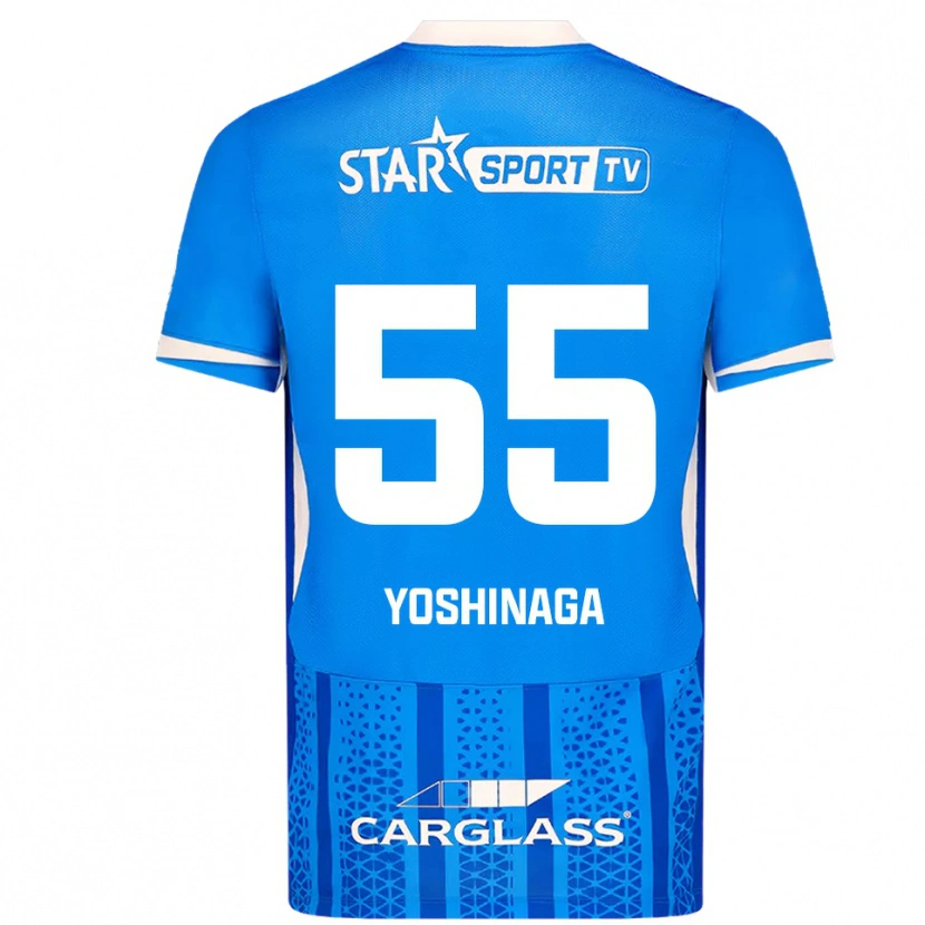 Danxen Women Yumeki Yoshinaga #55 Blue White Home Jersey 2025/26 T-Shirt
