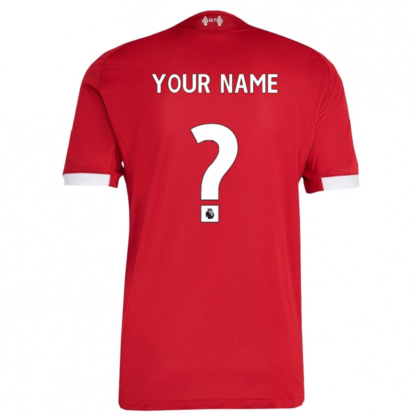 Danxen Women Your Name #0 Red White Home Jersey 2025/26 T-Shirt