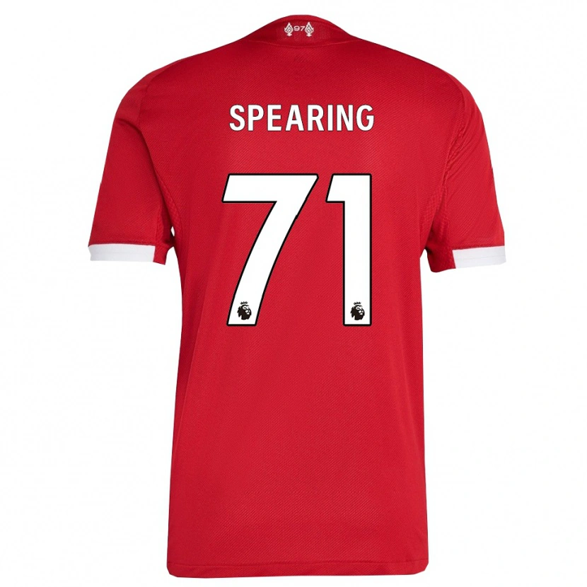 Danxen Women Jay Spearing #71 Red White Home Jersey 2025/26 T-Shirt