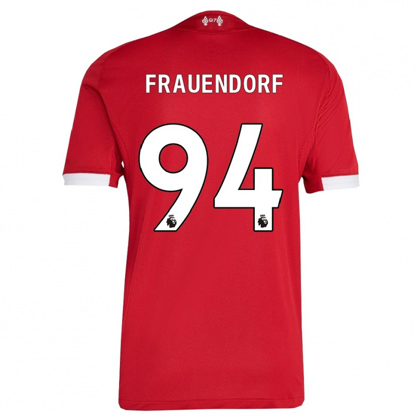 Danxen Women Melkamu Frauendorf #94 Red White Home Jersey 2025/26 T-Shirt